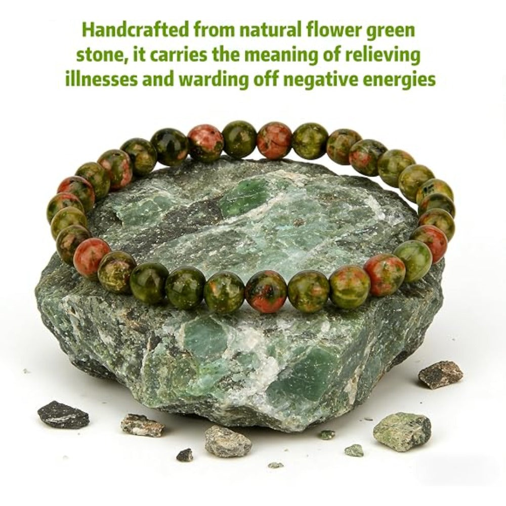 Feng Shui Wealth and Luck Bracelet with Gold Foil Five Gods Amulet-Red Agate Cinnabar Gemstone Bracelet for Prosperity, Protection & Success, Lucky Charm Gift for Men & Women