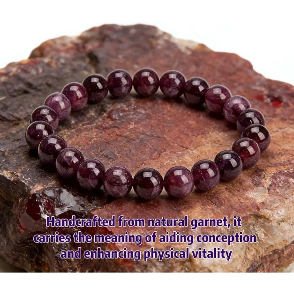 Feng Shui Wealth and Luck Bracelet with Gold Foil Five Gods Amulet-Red Agate Cinnabar Gemstone Bracelet for Prosperity, Protection & Success, Lucky Charm Gift for Men & Women