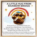 Worry Stones Cat Memorial Gifts for Loss of Cat Sympathy Rainbow Bridge Paw