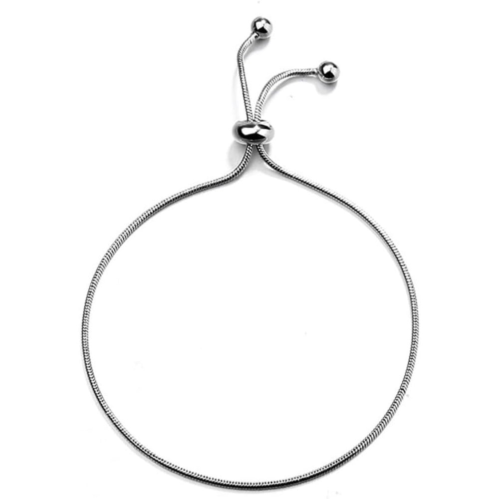 925 Sterling Silver Bracelet for Women, Love Heart Chain Bracelet Bangle, Women’s Link Bracelets