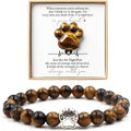 Cat Memorial Gifts for Loss of Cat Sympathy Gift Memorial Stone Bracelet