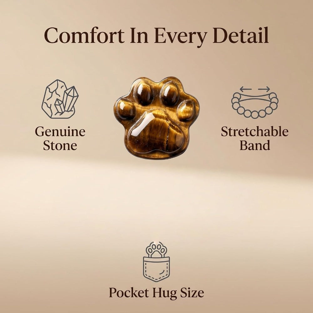 Worry Stones Cat Memorial Gifts for Loss of Cat Sympathy Rainbow Bridge Paw